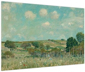 Tablou - Alfred Sisley,  Meadow, reproducere (90x60 cm)