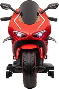Motocicleta Electrica cu Acumulator Pentru Copii NOVOKIDS™ Super Rider GP , 12V ,3-7 ani ,Max 30 kg , Cu Sunete si Lumini LED ,USB si Bluetooth ,Roti