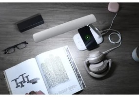 Immax 09107L - Lampă de birou LED dimabilă cu încărcare wireless QI LUMI LED/7W/230V albă
