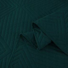 Cuvertura de pat CALDERA, petrol. Dimensiune: 200 x 220 cm