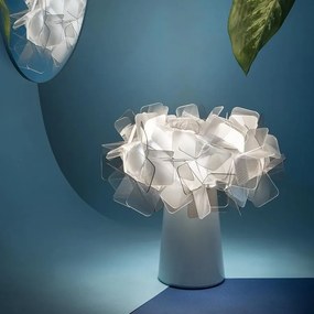 Veioza, Lampa de masa cu baterii ideala restaurant, realizata manual CLIZIA Fumuriu