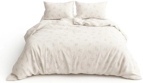 Lenjerie de pat din muselină Matex Crenguțe, 140 x 200 cm, 70 x 90 cm