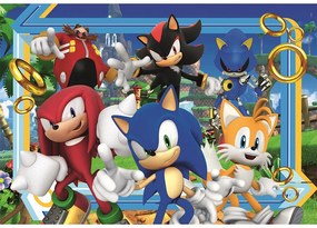 Sonic Ariciul Puzzle de 180 de piese Clementoni