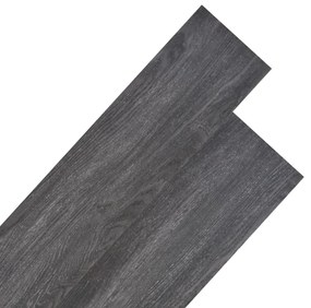 Placi de pardoseala, negru, 4,46 m  , 3 mm, PVC Negru, 4.46 m  , 1