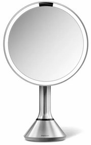Oglindă Simplehuman cu luminozitate LED Dual reglabilă, oțel inoxidabil mat