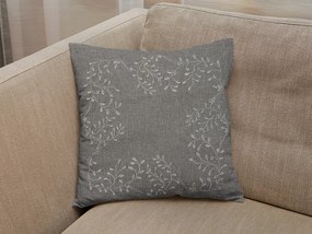 Husa de perna decorativa LEAFY LACE 40x40 cm, gri