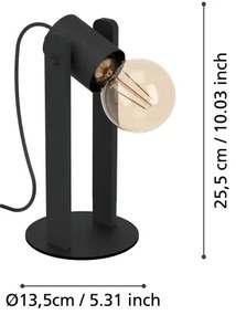 Lampă de masă Eglo 43849 PLIMSOLL 1xE27/15W/230V
