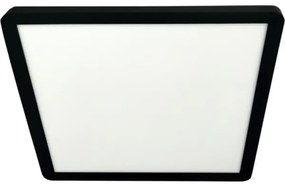Plafonieră LED/24W/230V 3000/4000/6500K 30x30 cm negru