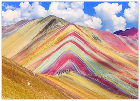 Tablou - Muntele Curcubeu, Peru (70x50 cm)