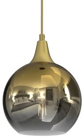 Lustră pe cablu MONTE 1xE27/60W/230V d. 20 cm aurie