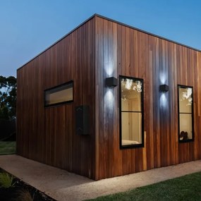 LED lampă solară de perete WINGS LED/2W/1300 mAh 3,7V 6000K IP54 negru