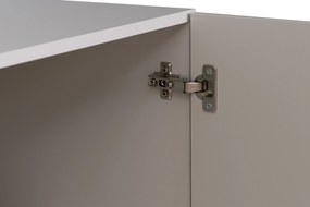Comoda cu sertare Wezilo 184 cm - cașmir / negru Picioare
