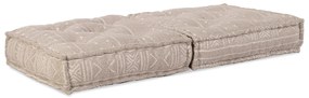 vidaXL Pouf Modular - Cafea Deschis, 70x70x36 cm, Material