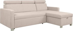 Coltar extensibil BRICO, universal, stofa catifelata bej - Element 17,