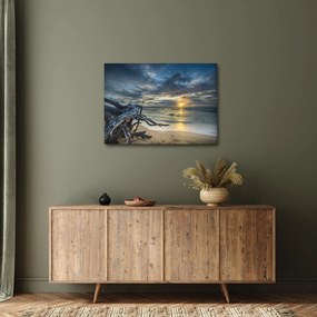 Tablou cu marea în apus de soare (70x50 cm)