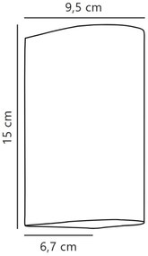 Aplică LED de exterior Nordlux ASBOL LED/13,3W/230V IP44