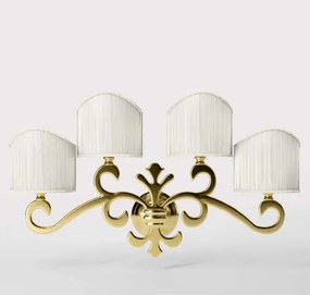 Aplica de perete stil clasic italian din alama Giglio