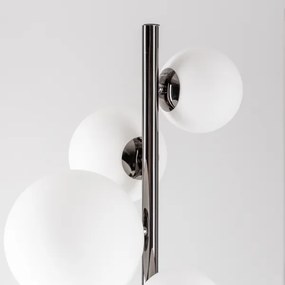 Brilagi - Lampadar LED MILLA 7xG9/3W/230V crom negru/alb