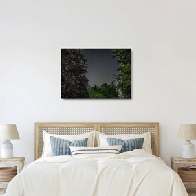 Tablou pe sticlă cu cerul nocturn (70x50 cm)