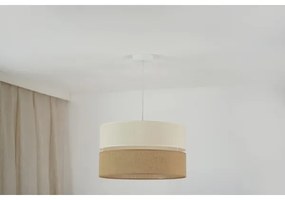 Brilagi - Candelabru pe cablu ROYAL YUTE 1xE27/15W/230V pr. 40 cm bej/crem