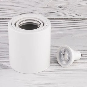 Spot LED TUBA 1xGU10/5W/230V 2700K alb