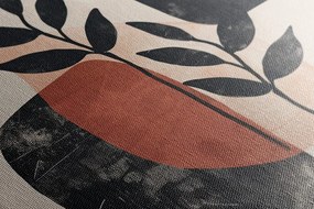 Tablou japandi natura moartă a frunzelor