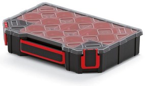 Organizator 28,4 × 19,5 × 6 cm, cutii, negru