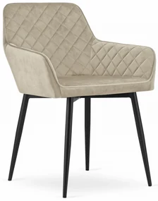Scaun Bucatarie/Dining Noah Catifea Bej