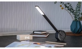 Veioză neagră LED (înălțime 38 cm) Octagon One – Gingko