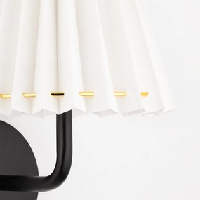 Aplica de perete design modern DEMI small, neagra