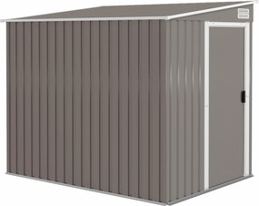 Outsunny Casă din Metal Galvanizat 7 x 5ft, cu Ușă Glisantă | Aosom Romania