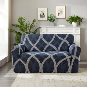 Husă elastică pentru fotoliu 4Home Elegant albastru , 90-140 cm + față de pernă gratis, 90-140 cm