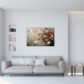 Tablou - Vaza de flori (90x60 cm)