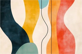 Tablou - Ilustrație colorată minimalistă II. (90x60 cm)