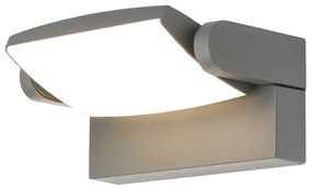 Aplica perete exterior, Directionabila, IP65, HOOD gri inchis MA-8896