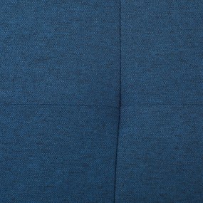 HOMCOM Banc de depozitare 94,5L banca pentru capul patului din material textil cu aspect de in si picioare din lemn, 125 x 49 x 41,5 cm, albastru | Aosom Romania