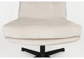 Fotoliu crem pivotant Kai – White Label