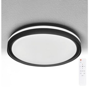 Brilagi - Plafonieră LED dimerizabilă NAOMI LED/48W/230V 3000–6500K Ø 39 cm neagră + telecomandă