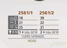 Aplica de perete LUX Ester 2561/1 Bejorama