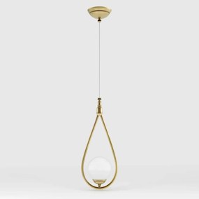 Pendul din alama in forma de lacrima Iside