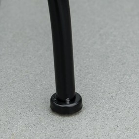 Outsunny Masa Rotunda Stil Bistro de 60 cm cu Mozaic pentru Gradina, Veranda, Exterior, Balcon, Gri | Aosom Romania