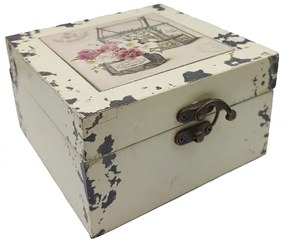 Cutie de bijuterii JOSEPHINE, 20x20x10cm, Lemn