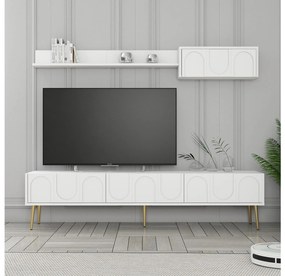 Mobilier living Bipemu 4 (alb + auriu) . 1095712