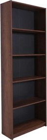 Biblioteca Adore Modern, 5 rafturi, 64x182x26 cm