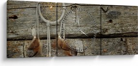 Tablou - Prinzător de vise (cu ceas) (90x30 cm)