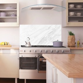 Panou Sticla Bucatarie, 60x150cm, Protectie aragaz, Antistropi, Termorezistent, Abstracte, Marble, Light Grey Marble