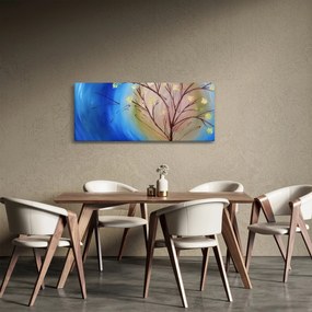 Tablou - Copac în fața soarelui (120x50 cm)