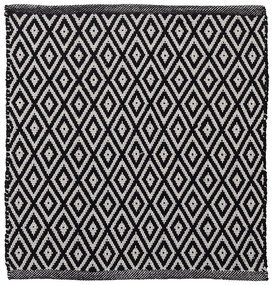 Sealskin Trellis covor de baie 60x60 cm pătrat negru 800107