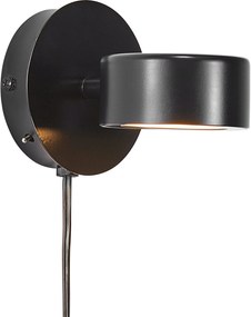 NORDLUX LED Veioza CLYDE neagra 9/10/10 cm