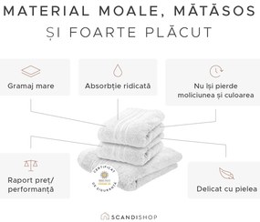 Prosop de maini Confort 50 x 100 cm rosu, 100% bumbac